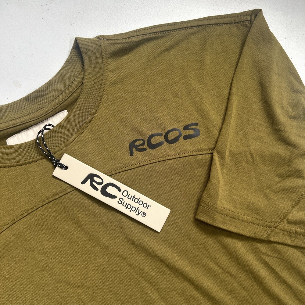 RC Outdoor Supply Khaki Technical T-Shirt Men's Medium Reese Cooper RCOS NEW